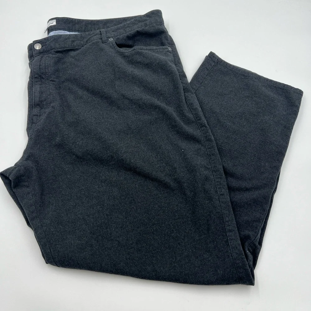 Peter Millar Mens 52R Charcoal Grey Cotton Stretch 5-Pocket Pants MF20B01BT